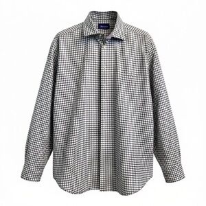 CK Egara XL / Purple & White Checked Shirt